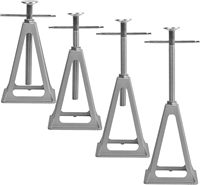 Cales de stabilisation en aluminium pour camping-car, lot de 4 avec écrous à vis, stabilisent le niveau, support pour camping-car, caravane, 6 000 lb, fabriqué en Chine