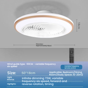 Dimmable dẫn ánh <span class=keywords><strong>s</strong></span>áng Trần với được xây dựng trong <span class=keywords><strong>fan</strong></span> hâm mộ và điều khiển từ xa hiện đại thể loại Led người hâm mộ Trần - Product Image 6