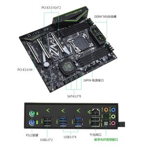 Huanzhi เมนบอร์ด X99สำหรับ F8 X99มาเธอร์บอร์ดพร้อมชุดคอมโบ DDR4เดสก์ท็อป <span class=keywords><strong>E5</strong></span> 2678v 3/<span class=keywords><strong>E5</strong></span> 2680v3 LGA2011 - Product Image 6