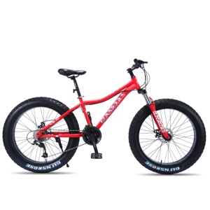 Vélo de montagne 26 pouces, cadre en acier à haute teneur en carbone, 21 vitesses, freins à disque mécaniques, fourche à suspension, vélo VTT pour adulte - Product Image 5