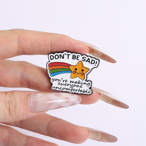 Pin de Esmalte con Frase de Salud Mental, Diseño de Rana Linda con Café, Broche, Insignia de Solapa, Joyería, Regalo, Venta al Por Mayor - Product Image 4