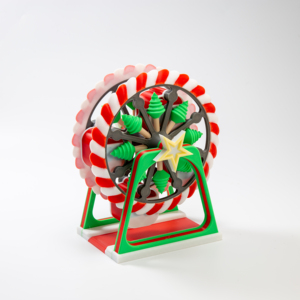 บริการการพิมพ์3D โมเดลเครื่องประดับคริสต์มาสชิงช้าสวรรค์ทำด้วยมือ - Product Image 1