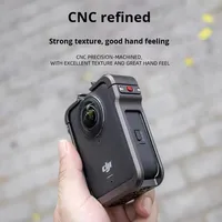 Pour DJI Osmo 360 VR cadre de caméra d'action boîtier boîtier en alliage d'aluminium Cage anti-chute avec 1/4 Interface à dégagement rapide chaussure froide