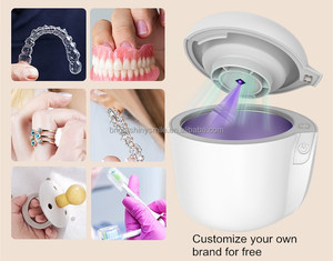 2025 nettoyeur de prothèse dentaire chaud Portable orthodontique aligneur Machine de nettoyage ménage dentaire étui de retenue de prothèse dentaire nettoyeur à ultrasons - Product Image 2