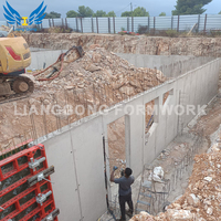 Système de coffrage en aluminium réutilisable pour murs, dalles et colonnes en béton pour la construction de bâtiments de grande hauteur