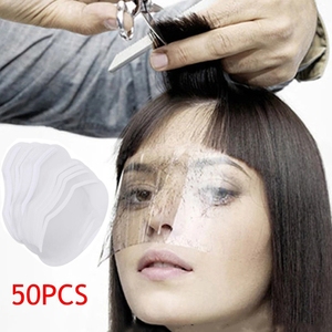 50 Buah Masker Pelindung Mata Hairspray Hairspray Isolasi Alat Potong Rambut Pelindung Muka Dahi Masker Pelindung Wajah Sekali Pakai - Product Image 2