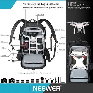 <span class=keywords><strong>Neewer</strong></span> Pro – sac à dos pour appareil photo étanche, antichoc, réglable, rembourré, avec serrure à combinaison antivol pour DSLR - Product Image 3