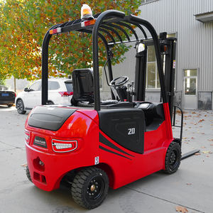 Anpassbarer CE EPA 2-Tonnen-Gabelstapler für Erntetransport, 4x4 Elektro-Gabelstapler mit Vollgummireifen für Innenrenovierungen zum Verkauf - Product Image 4