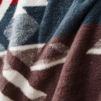Fabricants de textiles de maison, couverture tissée Navajo réversible à motif géométrique personnalisé, style tribal, pour cadeau