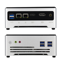 Nuevo Mini PC NUC de Cuatro Núcleos I5, RAM DDR4 Dual, M.2 NVMe, 2 LAN, 6x USB3.0, Windows 10 Preinstalado para Oficina/HTPC/Uso en Kiosco