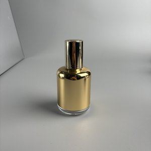 Botella de Vidrio Vací<span class=keywords><strong>a</strong></span> con Gotero, 30 ml, 60 ml, 1 oz, Botella de Vidrio para Aceites Esenciales con Bomba de Presión, Botella de Perfume, Chapada <span class=keywords><strong>en</strong></span> Oro y Plata - Product Image 3