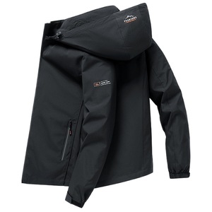 Chaqueta Cortavientos con Capucha Tiyo para Hombre, para Invierno, Aire Libre, Corte Ajustado, Dobladillo Recto con Etiqueta - Product Image 5