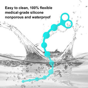 Sexbay peut être personnalisé plug anal et <span class=keywords><strong>centre</strong></span> de l'anneau de traction 10 ball plug anal en silicone médical peut être personnalisé pour les hommes et les femmes - Product Image 4