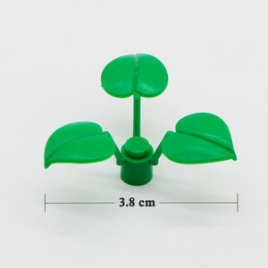 100G Pohon Tanaman Daun Rumput Semak Bambu Daun Persik Hiil Batang Blok Bangunan Taman Hutan Bagian Aksesoris Mainan - Product Image 3