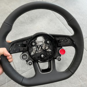 YLD พวงมาลัยสปอร์ตวัสดุคาร์บอนไฟเบอร์แท้สำหรับ Audi R8 Q50 G35 A4 A3 A5 A6 S3 S4 S5 RS3 <span class=keywords><strong>A7</strong></span> RS6 A8อะไหล่รถยนต์ - Product Image 6