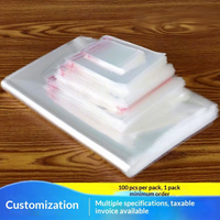Sacs en plastique OPP en stock, film auto-adhésif, emballage transparent, accessoires durables, sacs pour vêtements, pour l'exportation transfrontalière