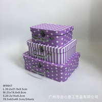 Boîte cadeau de mariage style pastoral en forme de cœur, boîte cadeau fleur éternelle, boîte à fleurs fraîches laminées, boîte rétro européenne à poignée