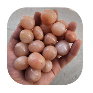 Vendita all'Ingrosso di Pietre Preziose in Cristallo Naturale, Avventurina <span class=keywords><strong>Arancione</strong></span> Chiaro 20-30mm, Pietre Levigate - Product Image 2