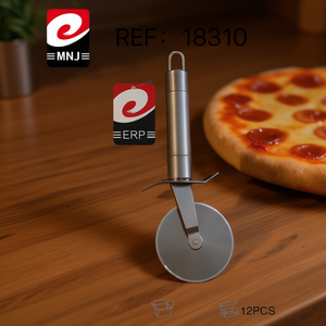 Mnj Pizza Cutter 18310 Stainless Steel Wheel Knife For Pizza Slicing 12Pcs - Product Image 3