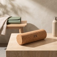 Roller Cork FX Ringan & Portabel untuk Pijat Jaringan Dalam, Pemulihan Otot, Pereda Nyeri Punggung, Yoga, Kebugaran, dan Terapi Fisik