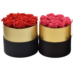 Ingrosso san valentino regalo per la festa della mamma lunga durata di veri e propri fiori immortali stabilizzati per sempre eterna conservata rosa in scatola - Product Image 3