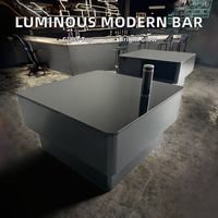 Barres, clubs, KTV, villas, salles audiovisuelles, maisons d'hôtes de haute qualité, table basse en acier inoxydable miroir 8K