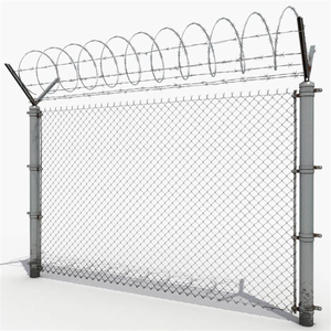 Panneaux galvanisés <span class=keywords><strong>de</strong></span> haute sécurité <span class=keywords><strong>de</strong></span> vue claire <span class=keywords><strong>de</strong></span> barrière d'anti escalade - Product Image 5