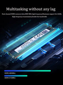 Máy tính mini <span class=keywords><strong>Intel</strong></span> <span class=keywords><strong>Core</strong></span> thế hệ 12 I5 1235U Win10 Win11 Linux RAM DDR5 WIFI BT HD-MI Type-C Máy tính để bàn văn phòng Mini PC Máy tính chơi game - Product Image 4