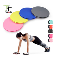 TTSPORTS Disques de glisse triangulaires pour exercices abdominaux et entraînement complet du corps – Disques de fitness pour gym, yoga, Pilates
