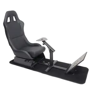 Novo estilo Racing Simulator Cockpit Gaming cadeira com apoio para os pés compatível com todos os consoles para melhor experiência Gaming