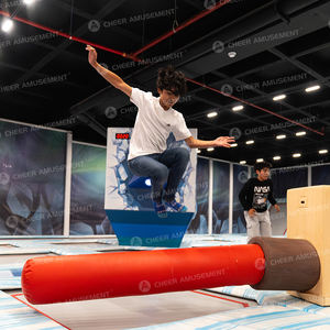 Parc d'aventure intérieur thématique personnalisé <span class=keywords><strong>de</strong></span> 3000 m² et solution clé en main FEC avec trampoline, parcours <span class=keywords><strong>de</strong></span> cordes et montagnes russes aériennes par Cheer Amusement - Product Image 6