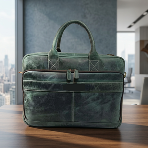 Top Selling Factory Customized Genuine Leather <b>Laptop</b> Messenger Bags Waterproof Shockproof Eco-Friendly Modern Lightweight Large - Product Image 1