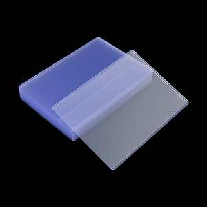 Porta Carte Personalizzabile, Porta Carte Premium 35pt <span class=keywords><strong>Toploader</strong></span> 3x4 Pollici per Carte da Gioco, Top Loader Trasparente in PVC per Carte Collezionabili - Product Image 5