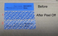Etiqueta Adhesiva Personalizada Anti-Falsificación para Pasteles, Etiqueta de Seguridad con Garantía Nula, Hoja de Etiquetas con Código de Barras Serial, Hecha de Papel Adhesivo