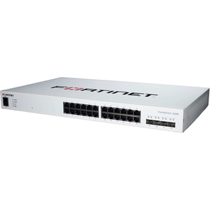 Commutateur réseau géré Fortinet <span class=keywords><strong>FortiSwitch</strong></span> FS-<span class=keywords><strong>424E</strong></span>-<span class=keywords><strong>FIBER</strong></span> 24 ports Gigabit fibre avec 4 ports SFP+ 10GE, couche 2/3 - Product Image 4