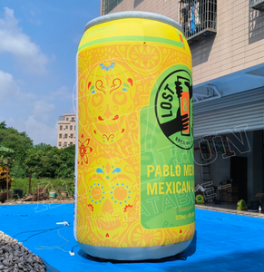 Bouteilles de vin gonflables personnalisées, conception géante de canettes publicitaires, gobelets à bière gonflables à LED avec logo de marque pour les événements - Product Image 6