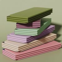 Tragbare Umweltfreundliche Wasserdichte Faltbare 8mm/12mm Rutschfeste Yogamatte mit Trageriemen - Markenprodukt Faltbare Reise-Yogamatte