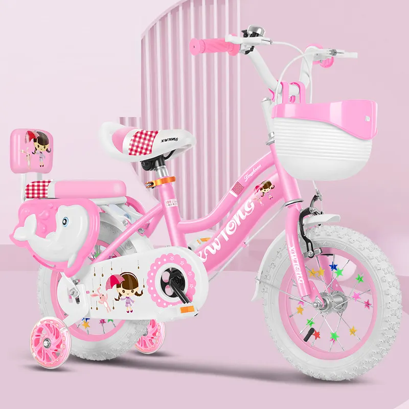 4 Wiel Baby 12 14 16 18 20 Inch Kinderen Fiets Kids Fiets Kids Fiets Kids Fiets Voor 2 3-8 Jaar Kinderen 10 9-11 Jaar Oud