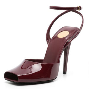 Nuovi Sandali con Tacco Stile Tacones Open Toe con Laccio alla Caviglia per Donna - Product Image 1