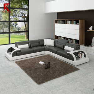 Juegos de Sofás de Esquina para Sala de Estar de Estilo Italiano de Última Moda, Diseño Original, <span class=keywords><strong>Precio</strong></span> de Juegos de Sofás de 5 Plazas - Product Image 5