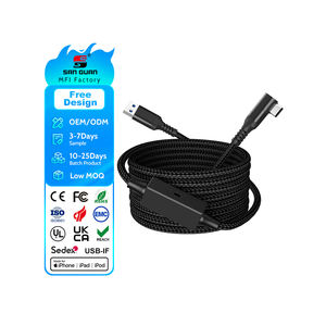 สำหรับเควส3 Pico 4 <span class=keywords><strong>VR</strong></span> สายดาต้าพร้อม Type-C USB ชาร์จเร็ว5M ศอกสำหรับเชื่อมต่อกับคอมพิวเตอร์และสตรีมมิ่ง - Product Image 1