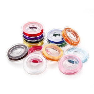 Cordon élastique en cristal, corde ronde de 10M pour la fabrication de bracelets, fournitures de perles, super élastique, résistant à l'usure, fil pour la fabrication de bijoux - Product Image 1
