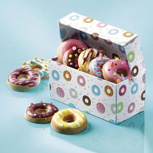 Venta al por mayor personalizado impreso donut caja de embalaje de alimentos donut caja - Product Image 6
