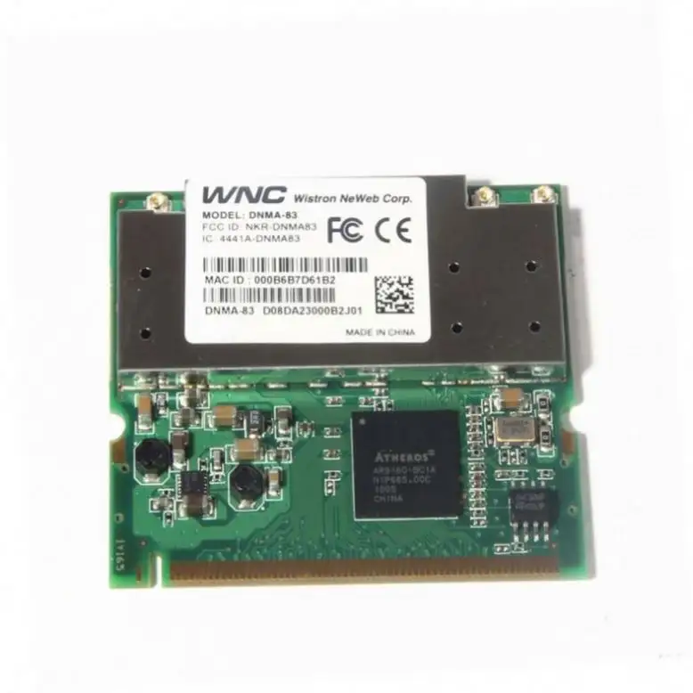 Draadloze Adapter Card Voor Atheros AR9160 300Mbps 802.11N Wi-Fi Wlan 802.11a/B/G/N Mini Pci draadloze Kaart