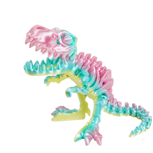 Esqueleto de dinosaurio <span class=keywords><strong>Overlord</strong></span> impreso en 3D, juguetes de cristal hechos a mano a la moda, Bola de engranaje deformada, adornos congelados, manualidades de regalo para jugar - Product Image 4