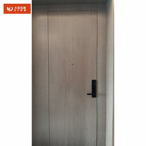 <span class=keywords><strong>Porte</strong></span> d'entrée moderne minimaliste élégante en polymère imperméable avec cadre en bois pour les chambres d'hôtel, les appartements, les villas - Product Image 1