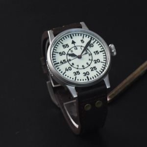 Hruodland 2026 New 42MM pilot Men's <b>Automatic</b> Mechanical Watch PT5000 Sapphire Stainless Steel Waterproof 10Bar Luminous C3 - Product Image 3
