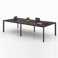 Ensemble de table et de chaises de conférence pour mobilier de bureau, table de salle de conférence de direction personnalisée, grande table de salle de conférence
