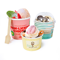 Longworld Guangzhou Shenzhen personnalisé luxe unique fantaisie Dessert crème glacée en forme de tasses tasse pour crème glacée
