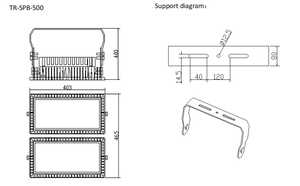 250/500/750/1000W khu vực chiếu sáng bãi đậu xe biển quảng cáo Chiếu Sáng Sân vận động chiếu sáng Lũ lụt dẫn cho thể thao - Product Image 6